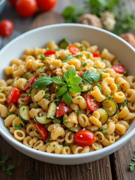 Summer Vegetable Pasta Salad.